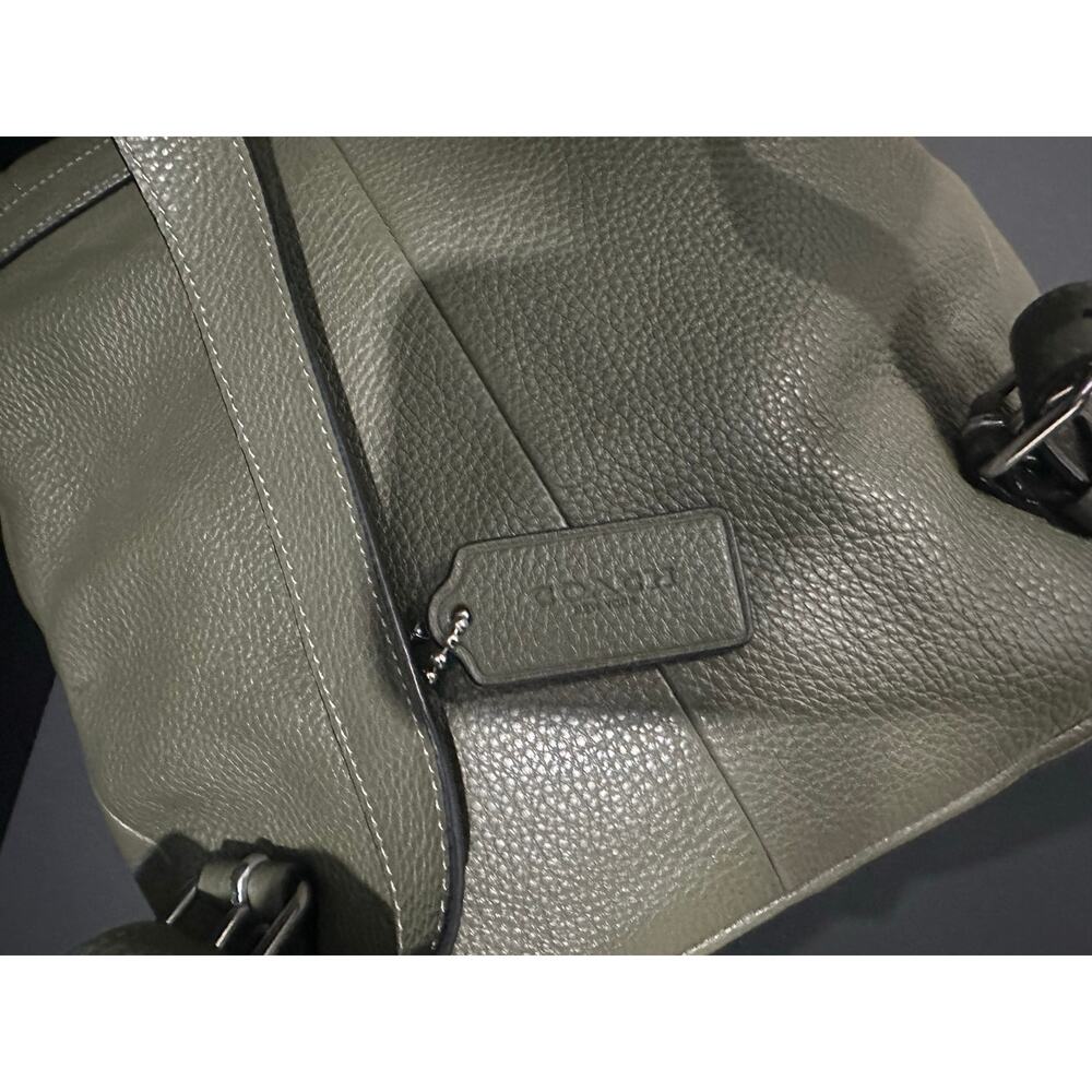 Coach Pennie Backpack 6145 Surplus Olive Green Pebbled Leather Original Tag - Picture 5 of 16